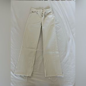 Zara white jeans